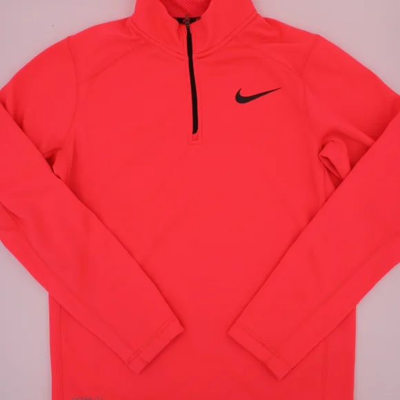 Nike Women's Dri-FIT Half Zip Fleece Hoodie – Highlighter Pink, Size S - Picture 2 of 6